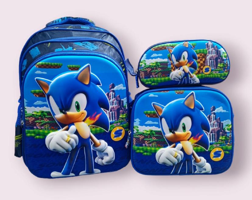 combo maleta+lonchera+cartuchera